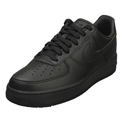 (4) Nike Air Force 07 Fresh Mens Fashion Trainers in Black Anthracite