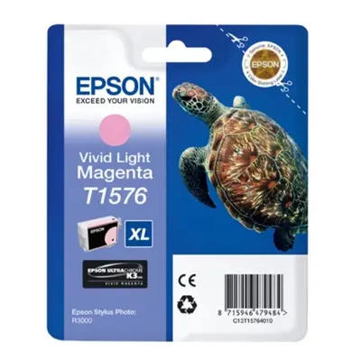 Epson C13T15764010 (T1576) Ink cartridge bright magenta, 26ml