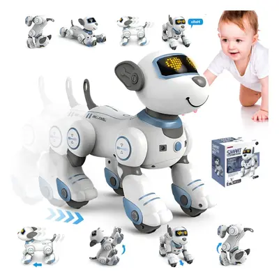 Remote Control Robot Dog Toy for Kids with Voice, Walking/Dancing/Interactive