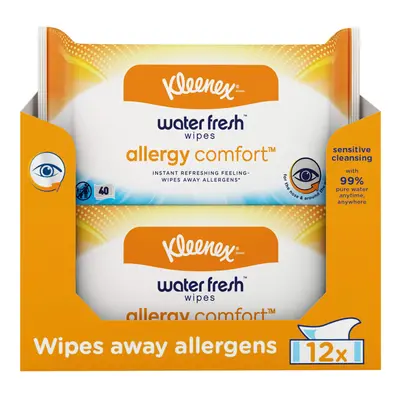 Allergy Water Wipes - Packs of Hand and Face Wipes - Hayfever Allergy Wipes Extremely Gentle Hay