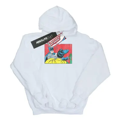 (XXL, White) DC Comics Mens Batman Robin Slap Hoodie