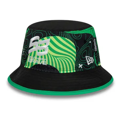 (Black/Green, Large) Southern Brave The Hundred New Era All Over Print Bucket Hat