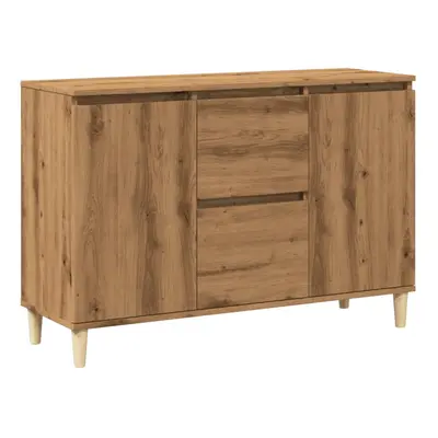 (artisan oak) vidaXL Sideboard Cupboard Storage Cabinet Buffet Highboard Engineered Wood