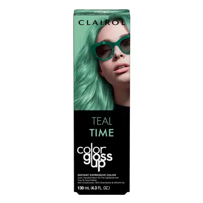 Clairol Color Gloss Up Temporary Hair Dye Teal Time Hair Color Pack