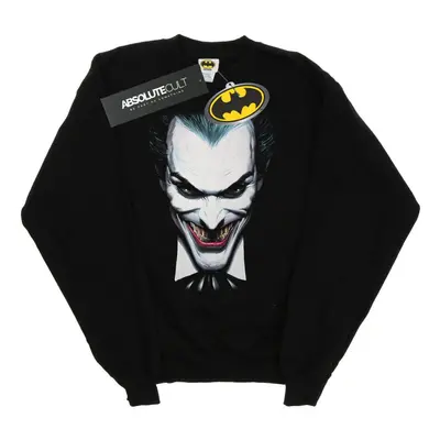 (S, Black) DC Comics Mens The Joker By Alex Ross Sweatshirt