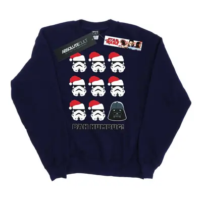 (XL, Navy Blue) Star Wars Womens/Ladies Christmas Humbug Sweatshirt