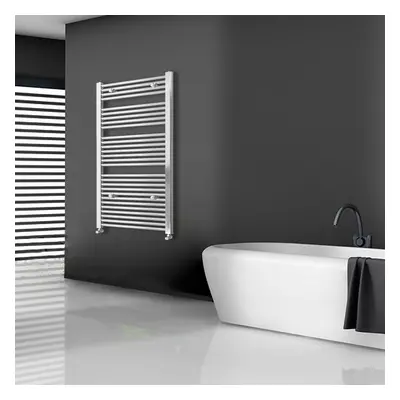 (chrome, 1200x600mm) Stylish Straight Towel Rail Heating Towel Radiator