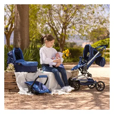 Silver Cross Dolls 3-in-1 Travel System Pram Pushchair Set for Kids