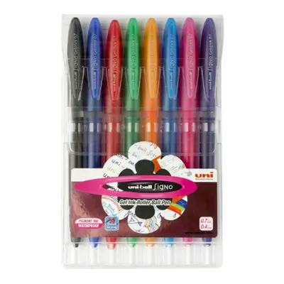 Uni-Ball Signo Gelstick Pen Assorted (Wallet of 8)