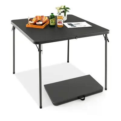 Folding Camping Table Portable Picnic Dining Table w/ Handle Grey