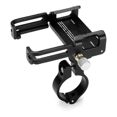 (Black) Aluminum Motorcycle MTB Bicycle Bike Handlebar Phone Holder Phone Mount GPS Holder