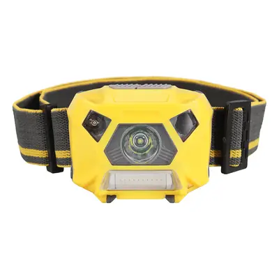 (Yellow) 1000LM Cycling Bike Headlamp USB Rechargeable Sensor High Bright Bicycle Running Fishin