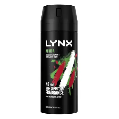 Lynx Africa Body Spray Deodorant ml (Pack of 6)