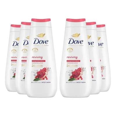 Advanced Care Reviving Body Wash Body Cleanser shower gel with pomegranate & hibiscus extracts f