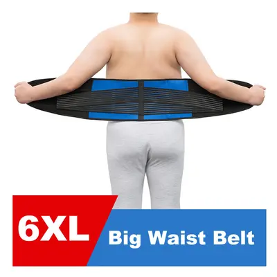 (6xL) 6XL Medical Bone Lumbar Support Back Brace Posture Corrector Waist Trimmer