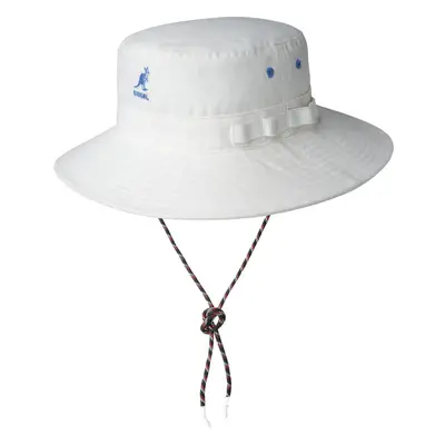 (XL) Kangol Utility Cords Jungle Hat Fishing Sun Cap Fishing Summer - Off White