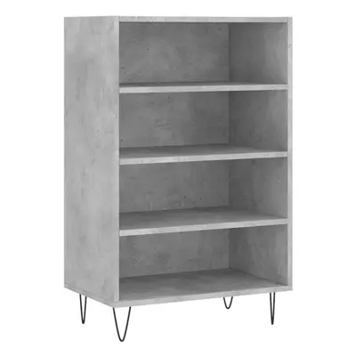 (concrete grey) vidaXL Highboard Sideboard Cupboard Side Cabinet Sonoma Oak Engineered Wood