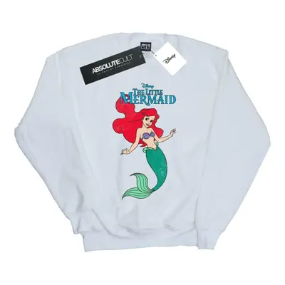 (S, White) Disney Womens/Ladies The Little Mermaid Line Ariel Sweatshirt