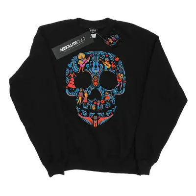 (M, Black) Disney Mens Coco Skull Pattern Sweatshirt