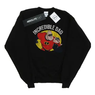 (S, Black) Disney Mens The Incredibles Bob Parr Incredible Dad Sweatshirt