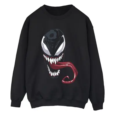 (XL, Black) Marvel Womens/Ladies Venom Face Sweatshirt