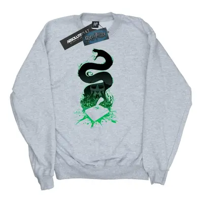 (S, Sports Grey) Harry Potter Mens Nagini Silhouette Sweatshirt