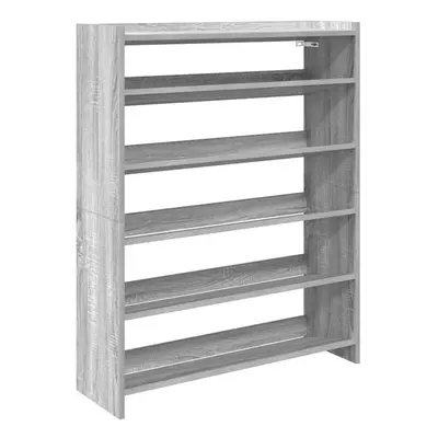 (grey sonoma, cm/ cm) vidaXL Shoe Rack Shoe Cabinet Shoe Storage Shelf Hall Cupboard Engineered 