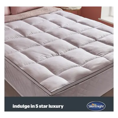 (King) Silentnight Luxury Hotel Collection Mattress Topper 5cm Thick Cover