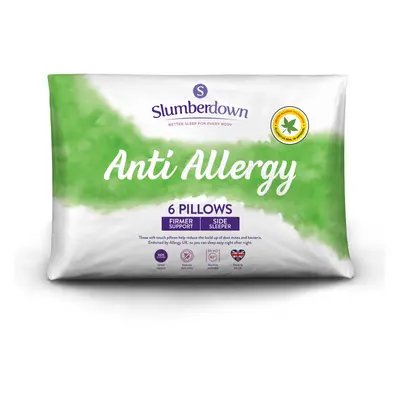 (Firm, Pack) Slumberdown Anti Allergy Pillow UK Made