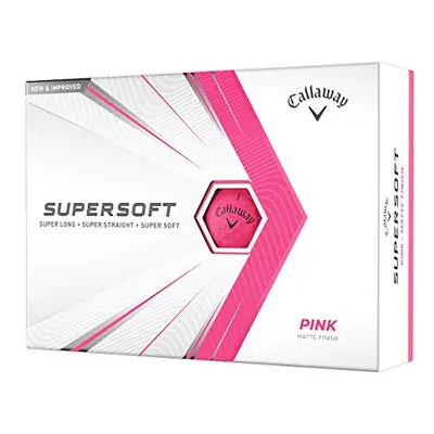 2021 Callaway Supersoft Golf Balls, Pink