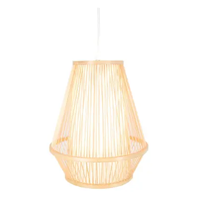 Natural Woven Bamboo Empire Pendant Lamp Hanging Light Bell Shade Boho Tropical