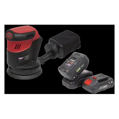 Cordless Orbital Palm Sander Kit Ø125mm 20V SV20 Series - Batteries