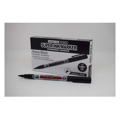 Black Super Ink Quick Dry Permanent Marker - Pcs