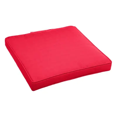 Polyester Seat Cushion Indoor/Outdoor Chair Cushion Comfortable Red - 40x40x4 cm