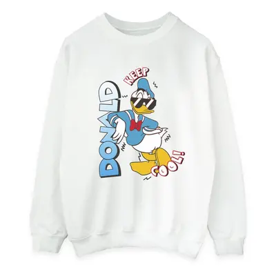 (XXL, White) Disney Mens Donald Duck Cool Sweatshirt