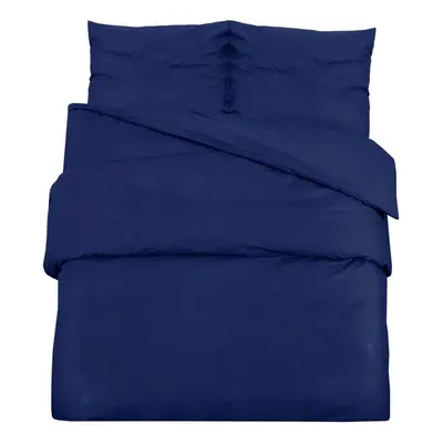 (Navy blue, x cm + x cm) vidaXL 1/2x Duvet Cover Set Light-weight Microfiber Multi Colours Multi