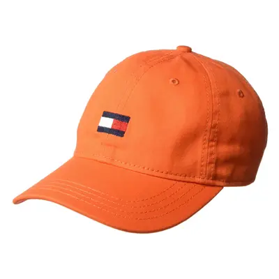 Tommy Hilfiger Men's Cotton Ardin Adjustable Baseball Cap Orange One