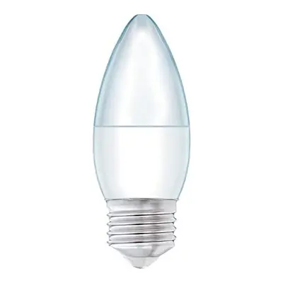 8 watts watts Lumen LED Candle Light Bulb ES E27 Screw in Warm White Packs of 2/4/10 (Pack of 4)