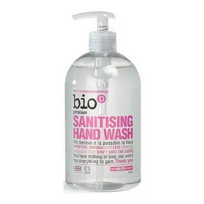 Bio-D Geranium Sanitising Hand Wash 500ml x6