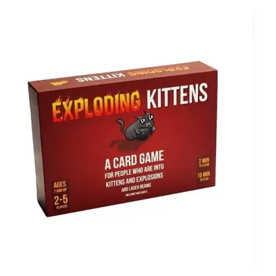 (Red) EXPLODING KITTENS Original Edition Card Game New