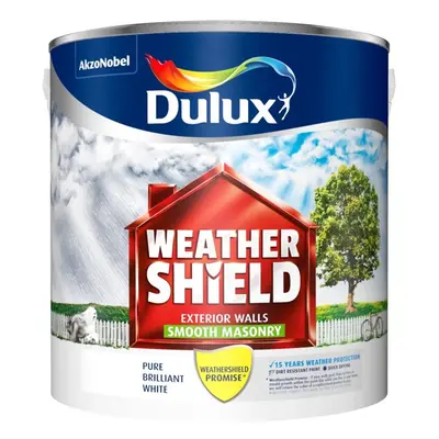 Dulux - Weathershield Smooth Masonry Paint 2.5L - PBW