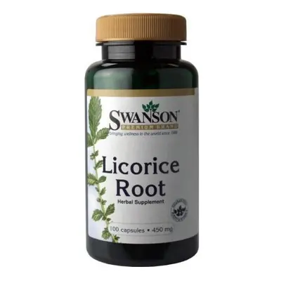 Swanson Premium Licorice Root - 450mg, Capsules