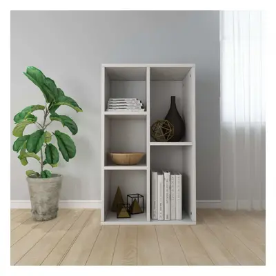 vidaXL Book Cabinet/Sideboard White 50x25x80 cm Chipboard