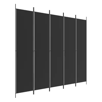 (black, x cm) vidaXL 6-Panel Room Divider Fabric Privacy Screen Paravent Multi Colours/Sizes