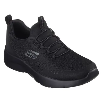 (Black, (Adults')) Skechers Dynamight 2.0 - Real Smooth Polyester Women's Black Trainers