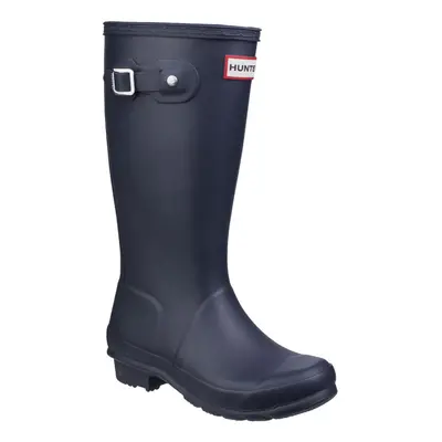 (Blue, (Adults')) Hunter Original Rubber Navy Wellington Boots