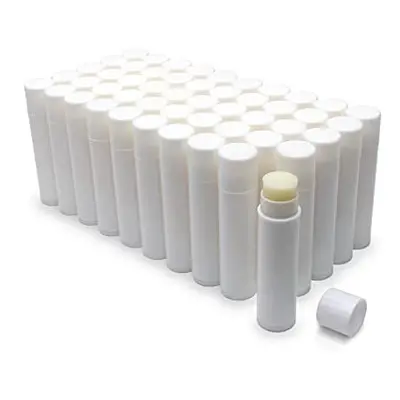 Natural Lip Balm Bulk, Unlabeled Filled, Pack, Peppermint | Add Your Own Labels For Party Favors