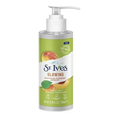 St Ives Face Cleanser Glowing Apricot Face Wash MADE WITH 100% APRICOT EXTRACT OIL-FREE DERMATOL