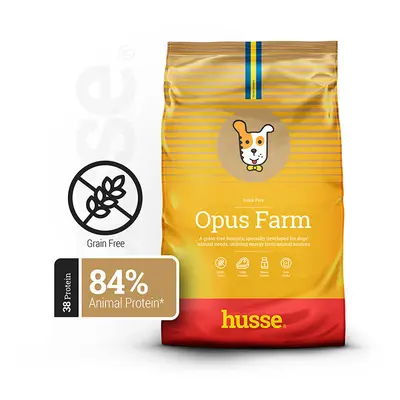 Husse Natural Complete Adult Dry Dog Food Chicken & Potatoe Grain-Free Hypoallergenic - Opus Far