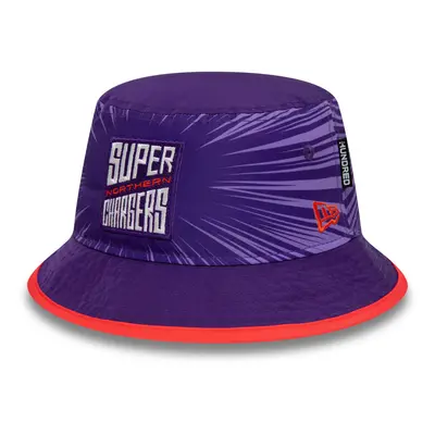 (Purple, Large) Super Northern Chargers The Hundred New Era All Over Print Bucket Hat